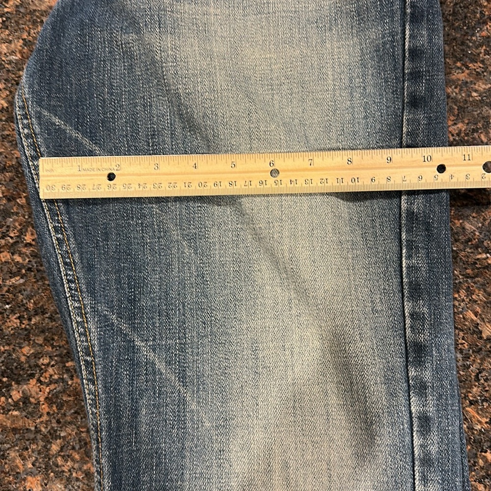 Abercrombie & Fitch Men's 1892 Blue Flare Jeans with zippered front 30x32 - Picture 10 of 11